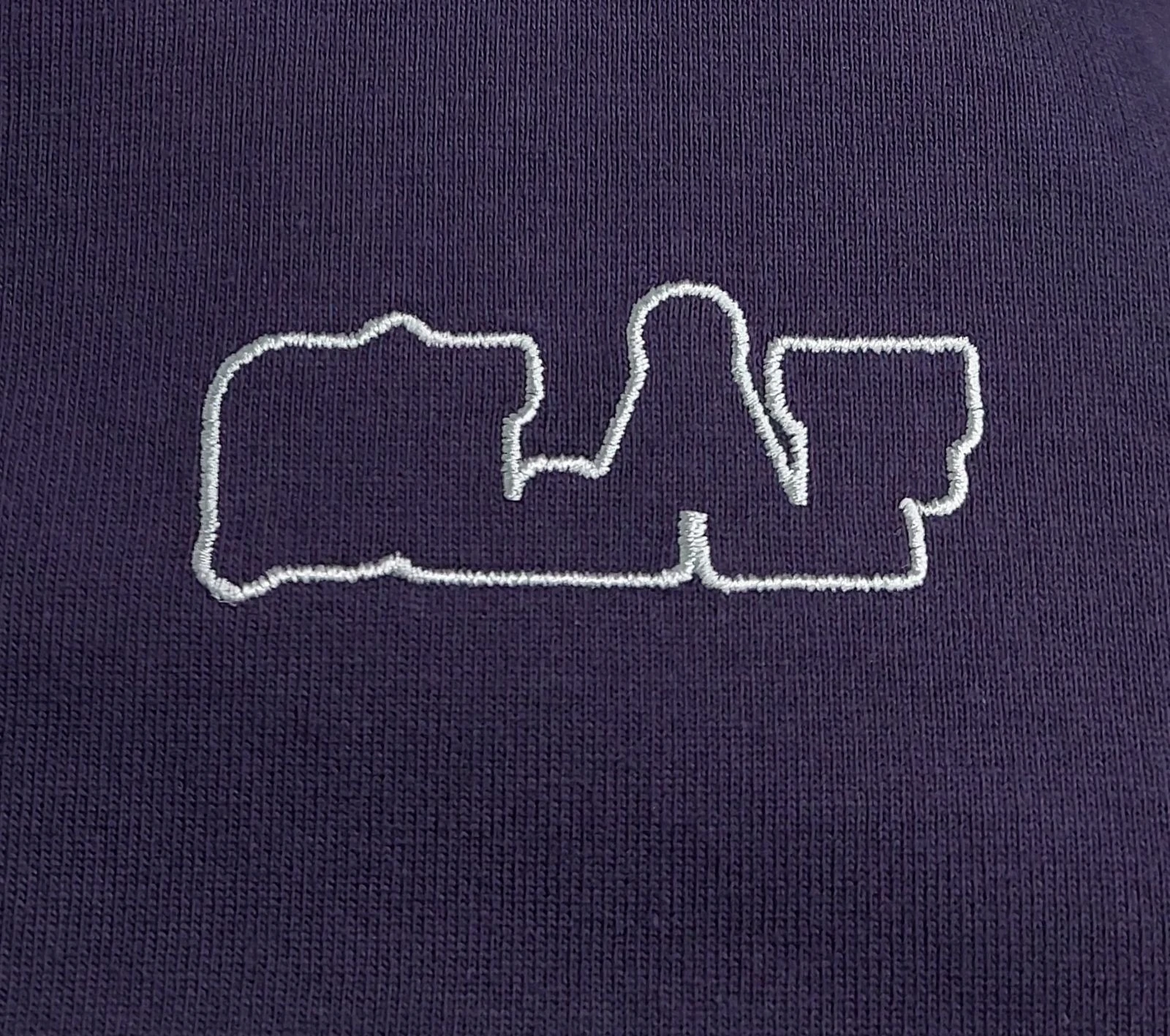 Ølåf varsity tshirt - deep plum L – photo 8